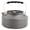 Black, variant on NFTIGB 1.1L Aluminum Camping Teapot Coffee Pot Outdoor Water Kettle, Heat Resistant Hiking Cookware with Folding Orange Handle for Backpacking Picnics and Travel - 1.1 Liter Capacity