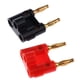thumbnail image 2 of 2 Tapones Banana Dobles de Repuesto, Accesorios de Reparación Del Sistema de sonido - Rojo + Negro, 2 of 8