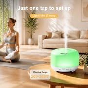 Fimilo 500ml Essential Oil Diffuser with 6*10ml Essential Oils Set, Flower Aromatherapy Diffusers with Remote Control, Oil Air Humidifier Vaporizer for Large Room Bedroom Office