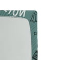 thumbnail image 2 of Ambesonne Modern Fitted Sheet, Music Logic Brain Art, Twin Size, White Teal Umber, 2 of 2
