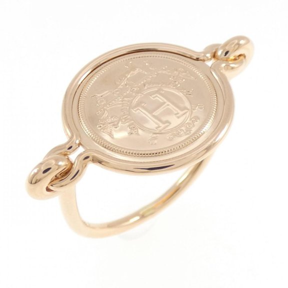 Pre-Owned Hermes Herms Ex-Libris Ring