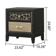 thumbnail image 4 of Selena Modern & Contemporary Style 2-Drawer Nightstand Made with Wood, 4 of 4