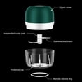 thumbnail image 4 of Generic Compact USB-Rechargeable Mini Food Chopper with Stainless Steel Blades for Garlic, Veggies, and Boneless Meat - Portable and Space-Saving Design, 4 of 6
