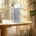 thumbnail image 4 of EGNMCR Kitchen Utensils Set, Large Capacity Acrylic PC Home Jug Striped Plastic Clear JuicePitcher. Water bottle, 4 of 6
