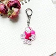 thumbnail image 1 of Keyring Hello Kitty Anime Accessories Funny Shape Keychain Muscle Sanrio Keychains Women Girl Holiday Gifts Key Chain Kawaii, 1 of 6