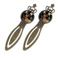 thumbnail image 2 of Deer Vintage Copper Crown-Shaped Bookmarks - Set of 2 Stainless Steel Book Markers for Book Accessories and Reading Enthusiasts, 2 of 5