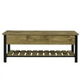 thumbnail image 6 of Pemberly Row 48" Open-Top Storage Bench with Shoe Shelf in Barnwood, 6 of 7