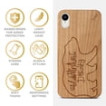 thumbnail image 4 of Case Yard Wooden Case Outside Soft TPU Silicone Slim Fit Shockproof Wood Phone Cover for Girls Boys Men and Women Supports Wireless Charging Discovery and Adventure Design case for iPhone-XR, 4 of 7