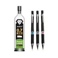 thumbnail image 1 of MasteelfCA 6pcs Mechanical Pencil Refill Sets Simple Writing Tool for Home School Outdoor (3pcs 0.7mm Mechanical Pencil, 3pcs 2B 0.7mm Refill), 1 of 8
