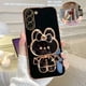 thumbnail image 3 of Mirror Plating Phone Holder Case For Samsung Galaxy S23 S20 S22 S21 S10 S9 S8 Note 10 20 8 9 Plus Ultra 5G S20 Fe Stand Cover, 3 of 5