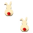 thumbnail image 4 of Monstrate Paquete de 5 rebanadas de de conejo lindas decoraciones de Pascua estilo Simple Scrapbooking manualidades regalos de aniversario Type3 NO3 Monstrate CBP191368, 4 of 6