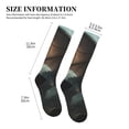 thumbnail image 4 of Pofeuu Forest Stone-Colored Dragon Print Compression Socks for Women & Men Circulation - Best Support for Nurses,Running,Athletic,Sports, 4 of 7
