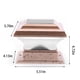 thumbnail image 3 of Solar Post Lights Outdoor Fence Cap Light For Posts Patio Garden Decoration White Lighting Black，Lighting Solar Outdoor Post Cap Lights Light For Fence, 3 of 7