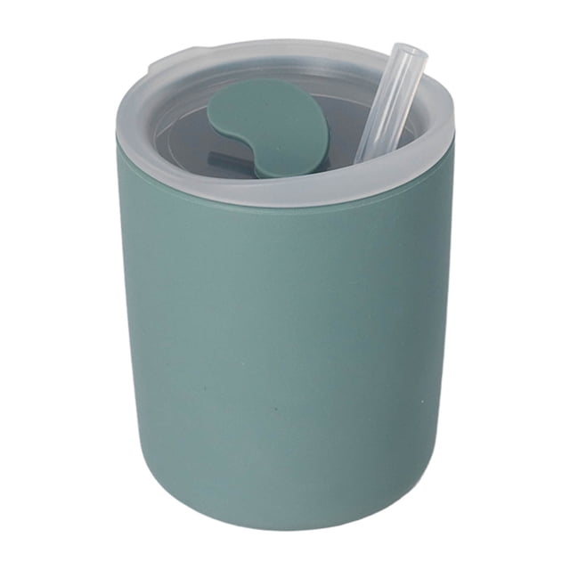 Taza De Entrenamiento Para Bebé Sippy Con Tapa De Pajita, Taza De Aprendizaje Suave, Herramienta De Transición Para Bebé Estable Y Agradable Para La Piel Para Niños Pequeños