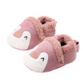 thumbnail image 3 of Toddler Slippers Boys Girls Slip On House Walking Shoes Indoor Outdoor Warm Barefoot Furry Sock Shoes, 3 of 7