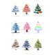 thumbnail image 2 of Paquete de 9 Pegatinas Navideñas para Ventanas | Pegatinas Navideñas Coloridas de Pvc | Decoraciones Navideñas Translúcidas Reutilizables para Centros Comerciales, Hogar, Oficina y Decoración de Temp, 2 of 6