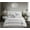 Gray, variant on Chic Home Fergie 9-Piece Reversible Hotel Collection Comforter Set, King, Yellow