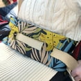 thumbnail image 3 of Botanical Jungle Seat Belt Pillow Tropical Leaf Pattern for Heart Surgery & Hysterectomy Recovery, 3 of 7