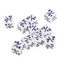 thumbnail image 2 of Conjunto de fracciones matemáticas de seis lados acrílico para el aprendizaje de matemáticas escolares Blanco, 2 of 6
