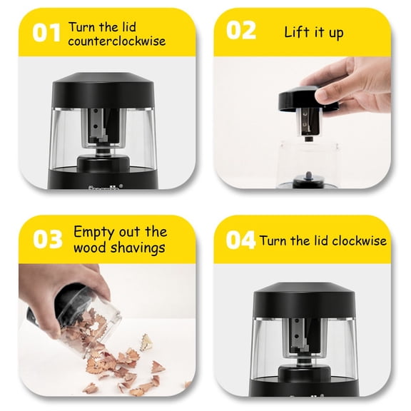 Clearance Under $8.5! Electric Pencil Sharpener Battery Operated Pencil Sharpener Colored Pencil Sharpener