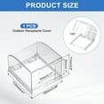 thumbnail image 2 of Uxcell 4.41 x 3.94 x 2.8 Inch Outlet Cover Box, Transparent, 2 of 7