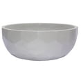 thumbnail image 5 of Round Concrete Vessel Sink with Hexagon Patterned Exterior - Light Gray, 5 of 8