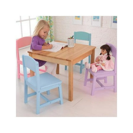 KidKraft Seaside Kids\' 5 Piece Table and Chair Set - Walmart.com KidKraft Seaside Kids\' 5 Piece Table and Chair Set - Walmart.com