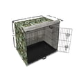 thumbnail image 6 of Philodendron Dog Crate Cover, Tropical Woodland Forest Jungle Scene of Jungle Leaves Botany, Easy to Use Pet Kennel Cover Small Dogs Puppies Kittens, 7 Sizes, Pale Green and Emerald, by Ambesonne, 6 of 6