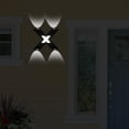 thumbnail image 3 of Lumière IP65 4W Murale vers le Bas Moderne Lampe d'Extérieur Noire Naturelle, 3 of 7