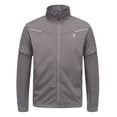 thumbnail image 5 of Little Donkey Andy Men's Softshell Jacket - Lightweight, Waterproof, Detachable Sleeves for Golf, Hiking, Cycling, and Running Gray 2XL, 5 of 7