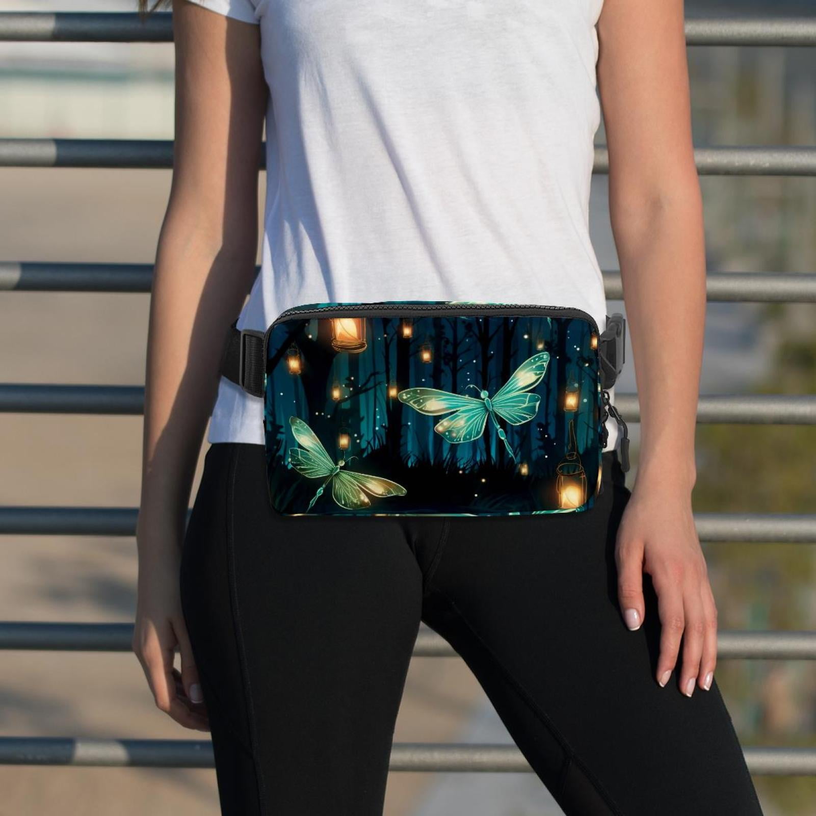 Firefly Lightweight Running Belt Waist Bag with Extension Strap and Money Belt - Unisex