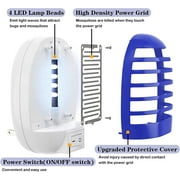 4 Pack Plug in Bug Zapper Indoor for Flying Insect Mosquito, Electronic Mosquito Zapper Gnat Traps with LED Light for Patio
