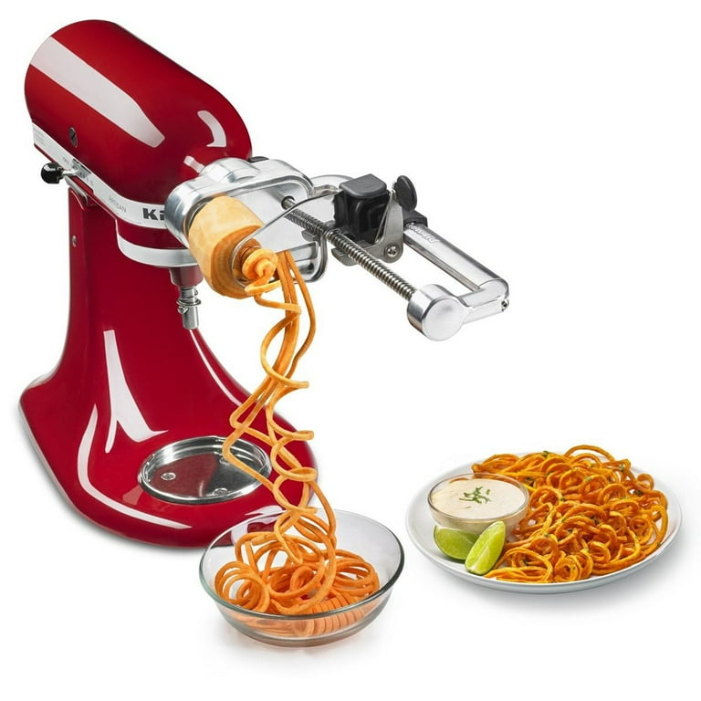 KitchenAid Spiralizer Attachment + Angel Hair & Thin Slice Blade Spiralizer Accessories - Walmart.com