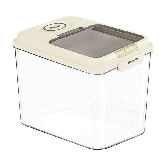 Birdeem Large Airtight 22Lb Rice Container Food Storage Cereal Container Pet Dog Food Container with Measuring Cup Flour Grain Container for Household