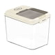 thumbnail image 2 of Recipiente grande hermético para arroz de 22 lb | Contenedor de almacenamiento de alimentos con taza medidora | Organizador de cereales, harina, cereales, comida para perros de mascota | Plástico, 2 of 6