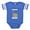 Royal Blue, variant on CafePress - Ukrainian Lover I Stand Wit - Cute Infant Baby Football Bodysuit