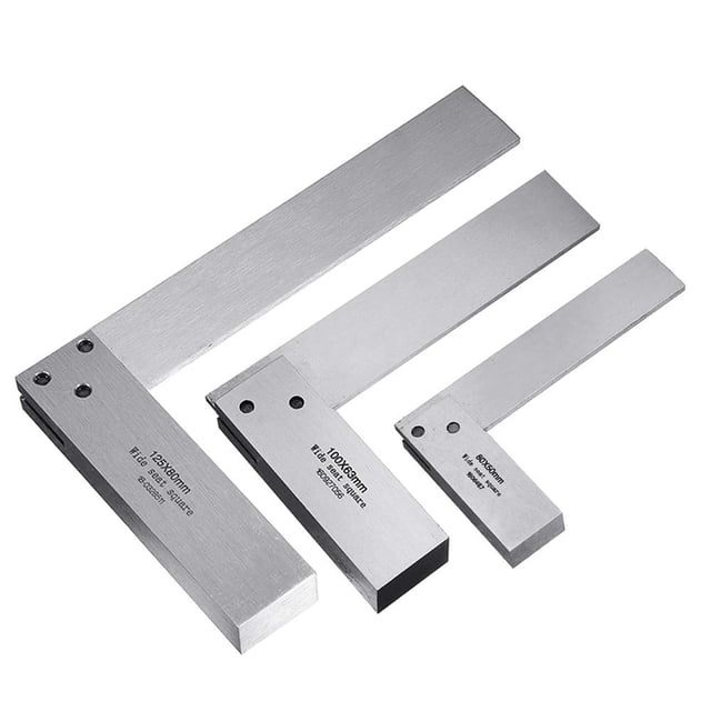 Machinist Square Set SONSAN 100x63 mm en ángulo recto 90°, acero