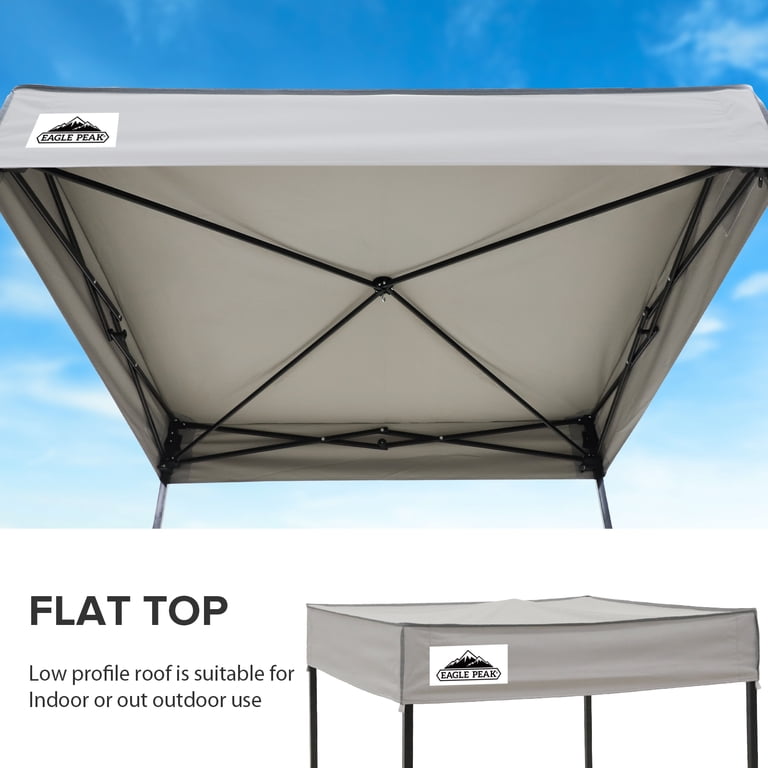 EAGLE PEAK Flat Compact 5x5 Pop-up Canopy Privacy Dressing Room