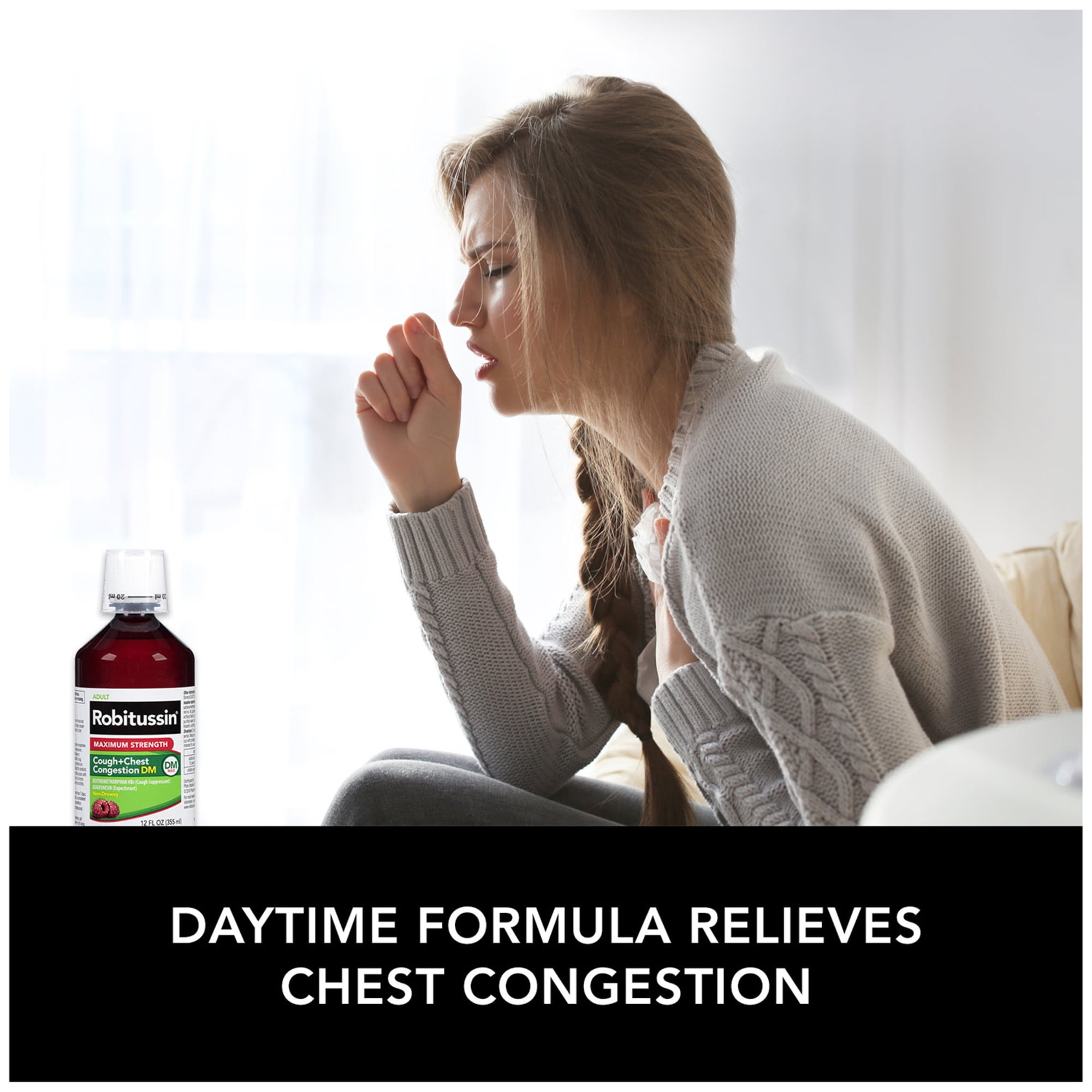 Buy Robitussin Maximum Strength Cough + Chest Congestion DM and Maximum