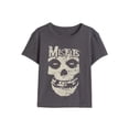 thumbnail image 4 of Listenwind Women Goth Print T Shirt Short Sleeve O Neck Crop Top Casual Vintage Summer Pullovers Streetwear, 4 of 7