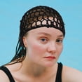 thumbnail image 2 of 4 Pcs Mesh Crochet Lady Hair Net Women Mesh Hat Female Hair Net Snood Hat, 2 of 7
