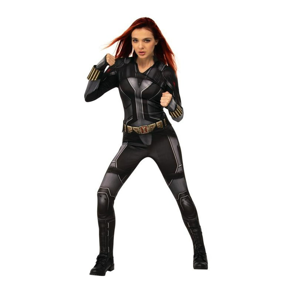 Rubie's Marvel Black Widow Adult Halloween Costume - Walmart.com ...