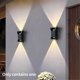 thumbnail image 2 of Solar Body Sensing LED Wall Lamp Family Decoration Light Wall Patio Aisle Patio Exterior Wall Lamp, 2 of 5
