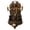 A001- Style A, variant on Wall Mount Lamp, Gothic Wall Decor, Greek Mythology Decor, Spiritual Decor, Hecate Triple Resin Sculpture Wall Sconce, 7X5X1 Inch Bronze Finish Accent Ambient Lighting, Ideal As