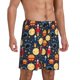 thumbnail image 2 of Balery Colorful Astronomy Pantalones cortos de pijama de punto de algodón para hombre con cinturilla y bolsillos-XX-Large, 2 of 6