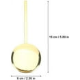 thumbnail image 4 of Grandfather Clock Quartz Wall Clock Accessories Pendulum Metal Pendulum Part Wall Clock Accessory Golden Gold Wall Clock Golden 15x6cm Golden 15x6cm Golden 15x6cm, 4 of 5