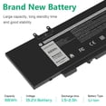 thumbnail image 2 of Batería de repuesto para portátil Futurebatt 3HWPP para Dell Latitude 5401 5410 5411 5501 5510 5511 Precision 3541 3551 inspiron 7706 2 en 1 inspiron 17 7500/7506 2 en 1, 2 of 8