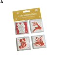 thumbnail image 2 of Tarjetas de felicitación navideñas con letras transparentes, cartón duraderos para diseños únicos de familia, amigos, vacaciones, nuevo, 2 of 4