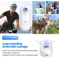 thumbnail image 5 of Cámara corporal, mini cámara 4K, 128GB, lente gran angular, cámara portátil, impermeable hasta 20m, para deportes y viajes, 5 of 5