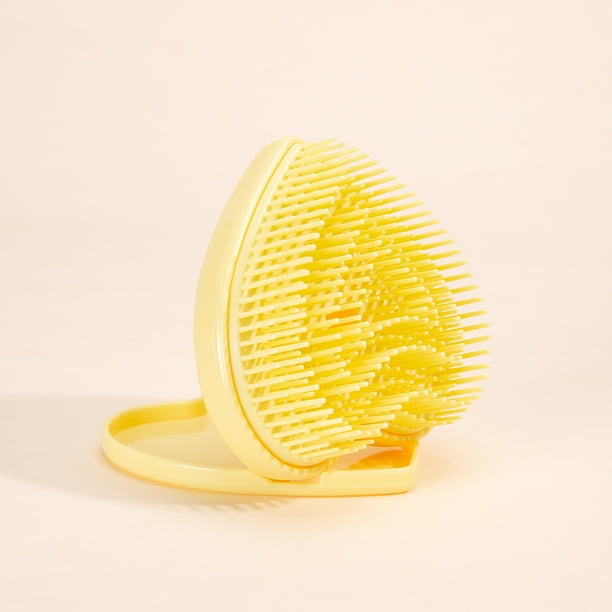 Mini peine con cojín de aire cepillos húmedos resinosos para familia/picnic/oficina/fiesta